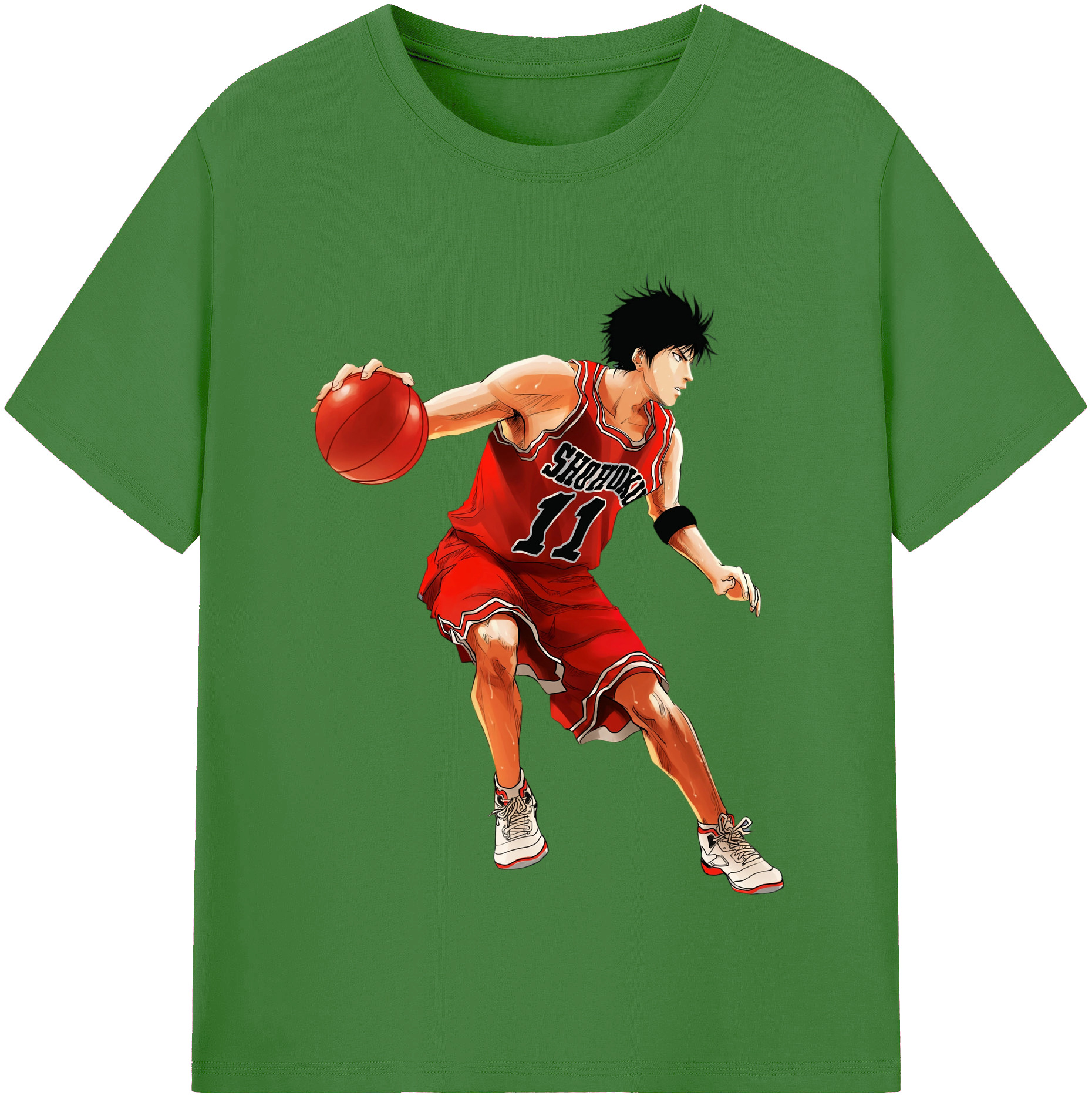 （画像用） SLAM DUNK／スラムダンク レディースカジュアルプリントTシャツ（綿100％）